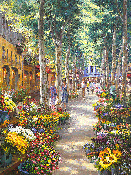 Sam Park - Narbonne Flower Market - 