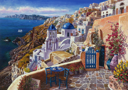 Sam Park - View of Santorini